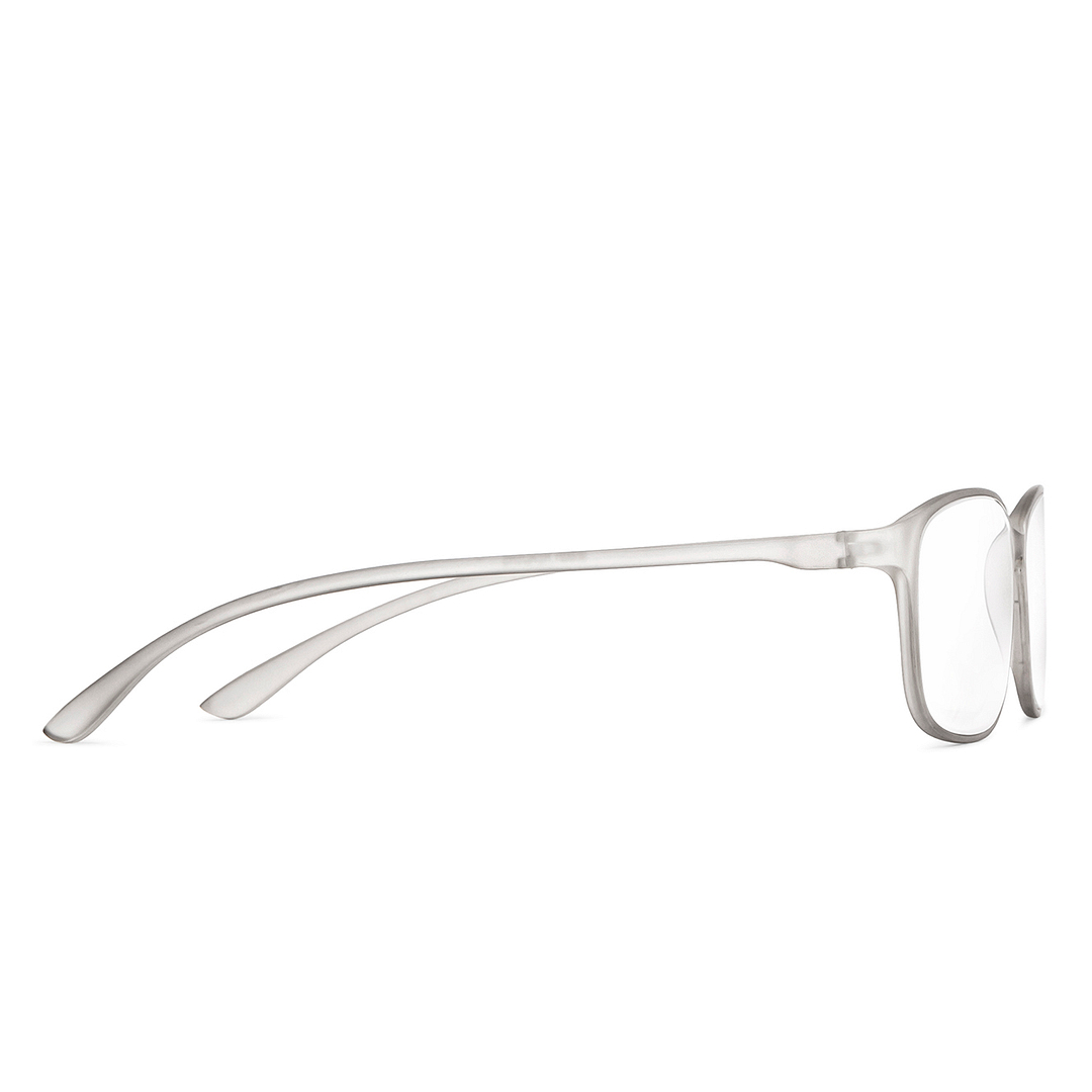 Lenskart READERS Gray Gray Transparent Full Rim Rectangle Lenskart READERS LR E13698 Only for 2 Prefitted Powers right side