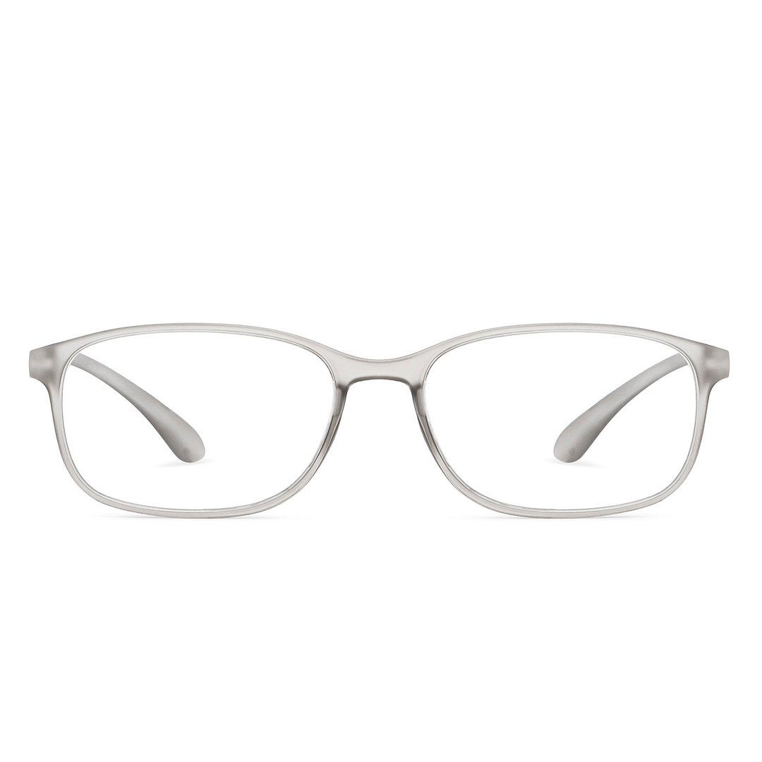 Lenskart READERS Gray Gray Transparent Full Rim Rectangle Lenskart READERS LR E13698 Only for 2 5 Prefitted Powers right side