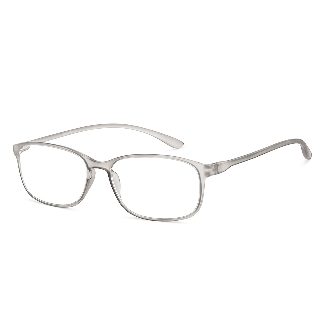 Lenskart READERS Gray Gray Transparent Full Rim Rectangle Lenskart READERS LR E13698 Only for 2 5 Prefitted Powers left side