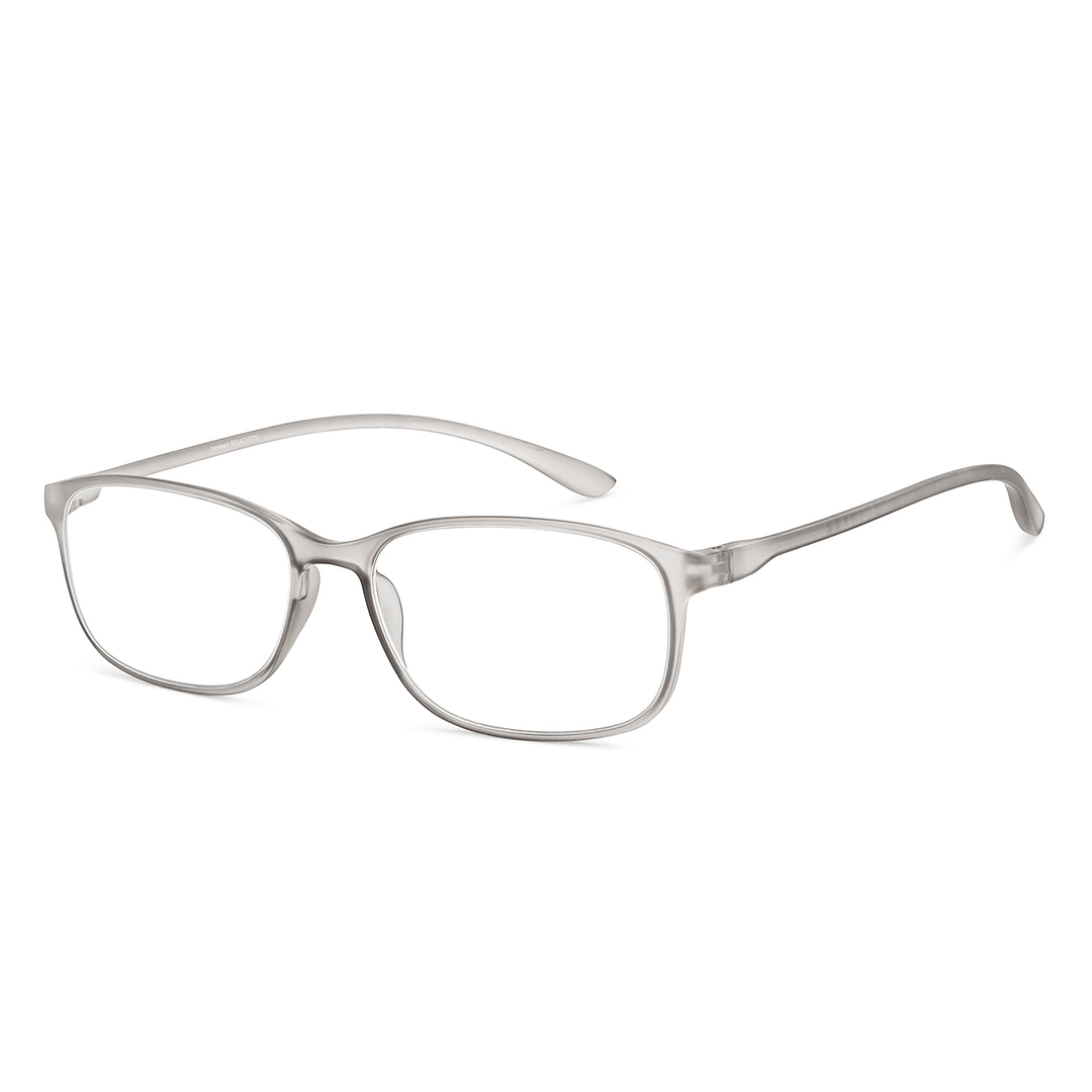 Lenskart READERS Gray Gray Transparent Full Rim Rectangle Lenskart READERS LR E13698 Only for 2 5 Prefitted Powers right side