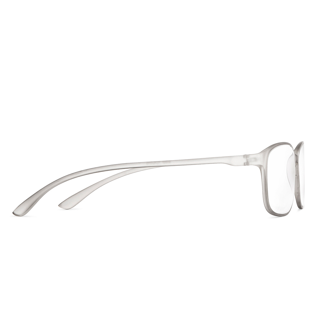 Lenskart READERS Gray Gray Transparent Full Rim Rectangle Lenskart READERS LR E13698 Only for 2 5 Prefitted Powers right side