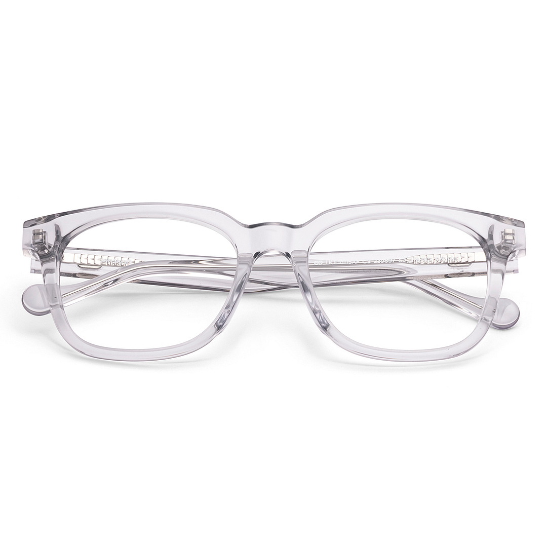 Lenskart Grey Transparent Full Rim Rectangle right side