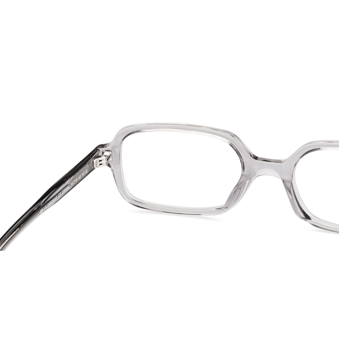 Lenskart Gray Transparent Full Rim Rectangle right side