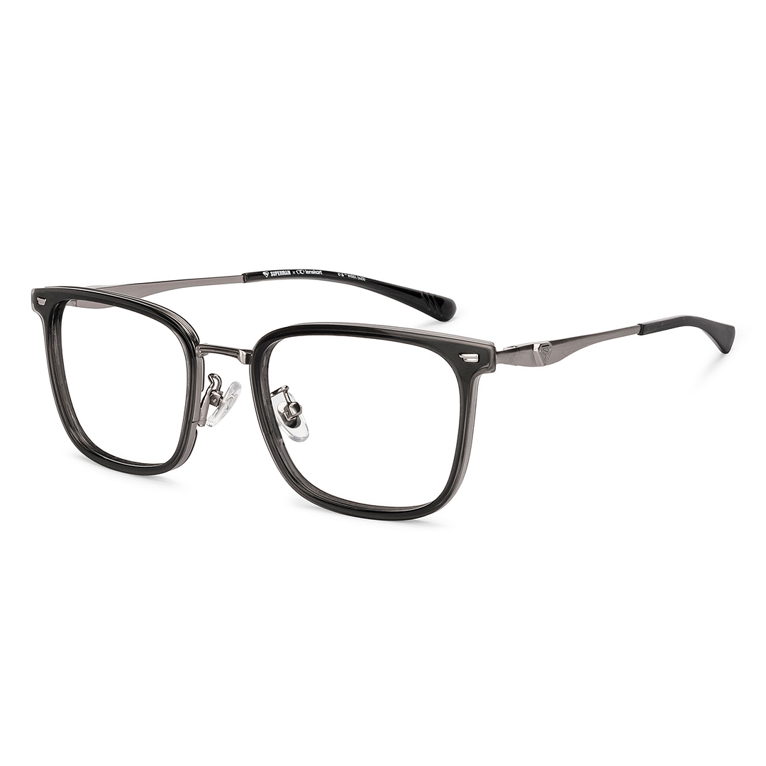 Lenskart STUDIO Gray Transparent Full Rim Square left side