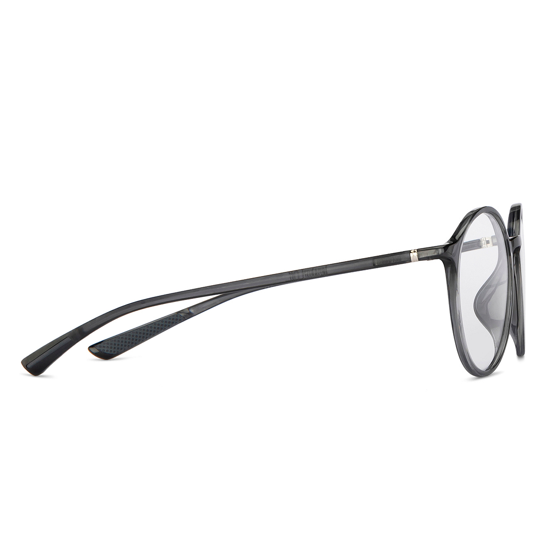 Lenskart Air Online Gray Transparent Full Rim Round left side