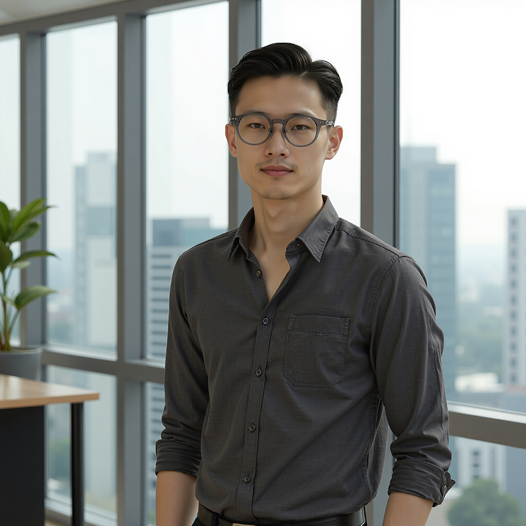 Lenskart Gray Transparent Full Rim Round left side