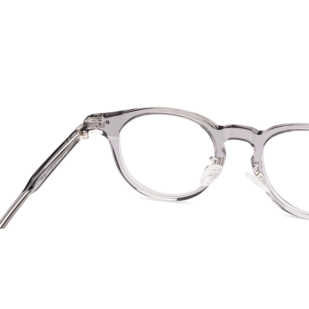 Lenskart Gray Transparent Full Rim Round right side