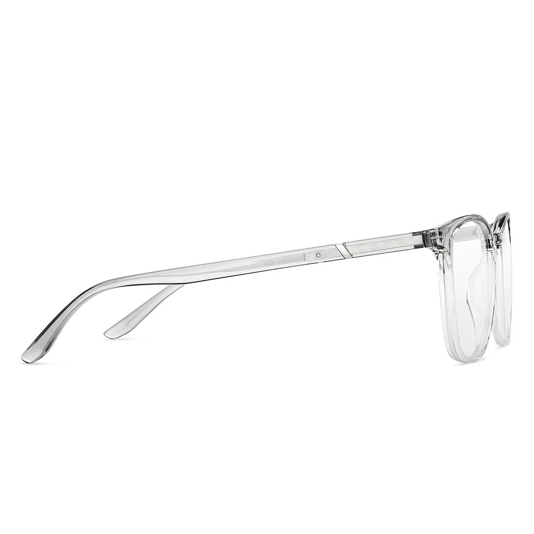 Lenskart Air Online Gray Transparent Full Rim Square left side
