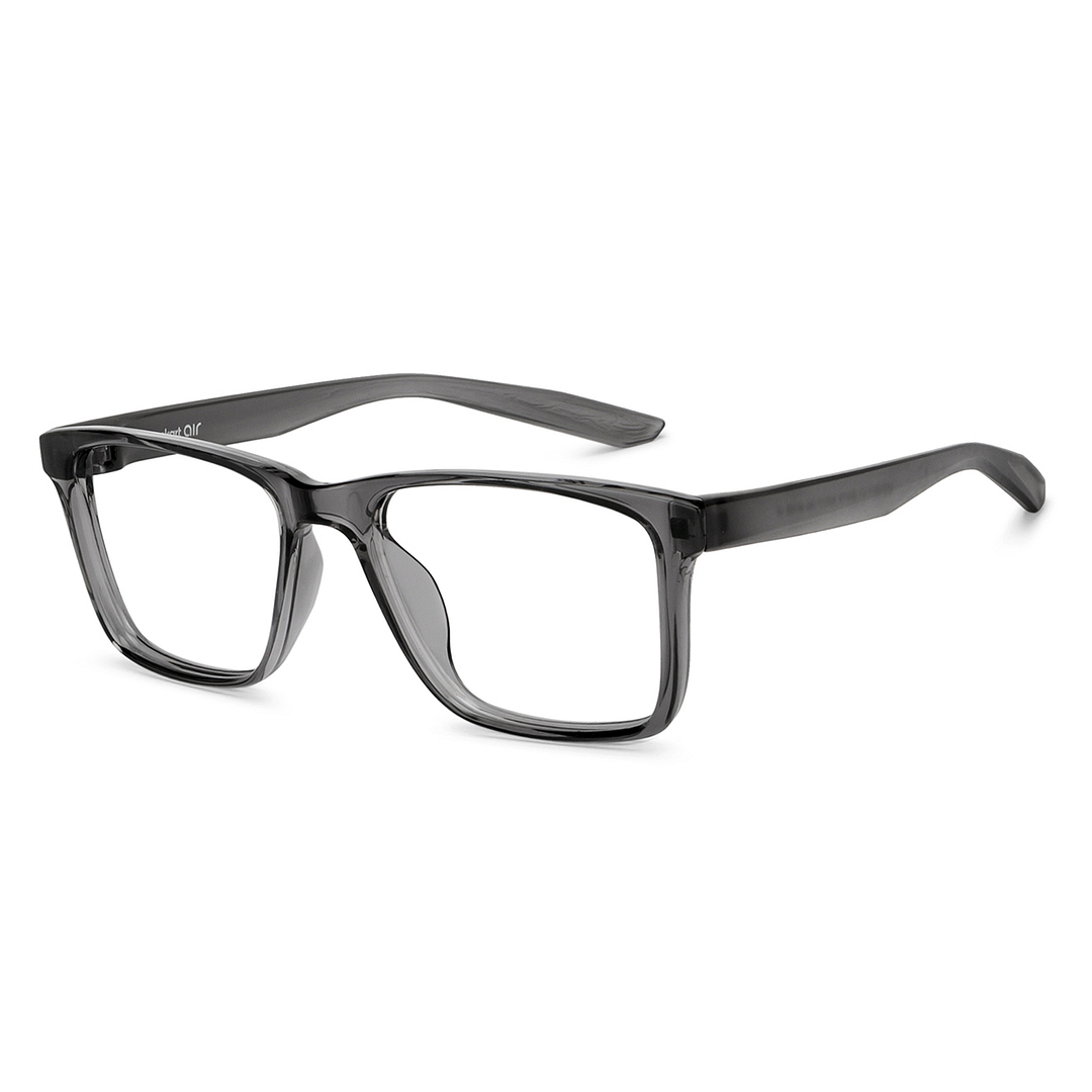 Lenskart Air Gray Transparent Full Rim Square right side