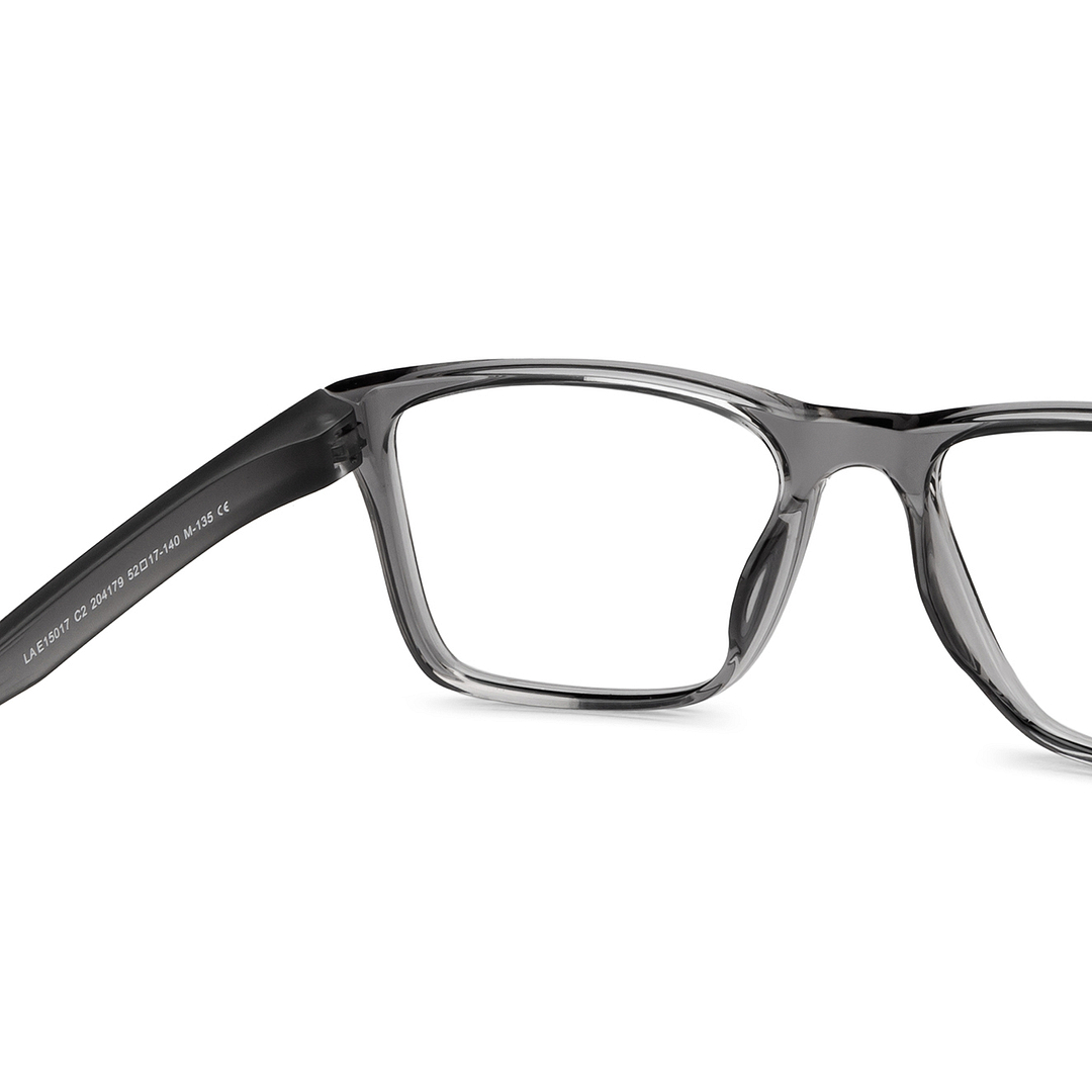 Lenskart Air Gray Transparent Full Rim Square right side