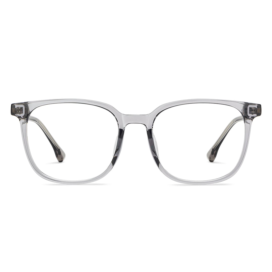 Lenskart Air Gray Transparent Full Rim Square right side