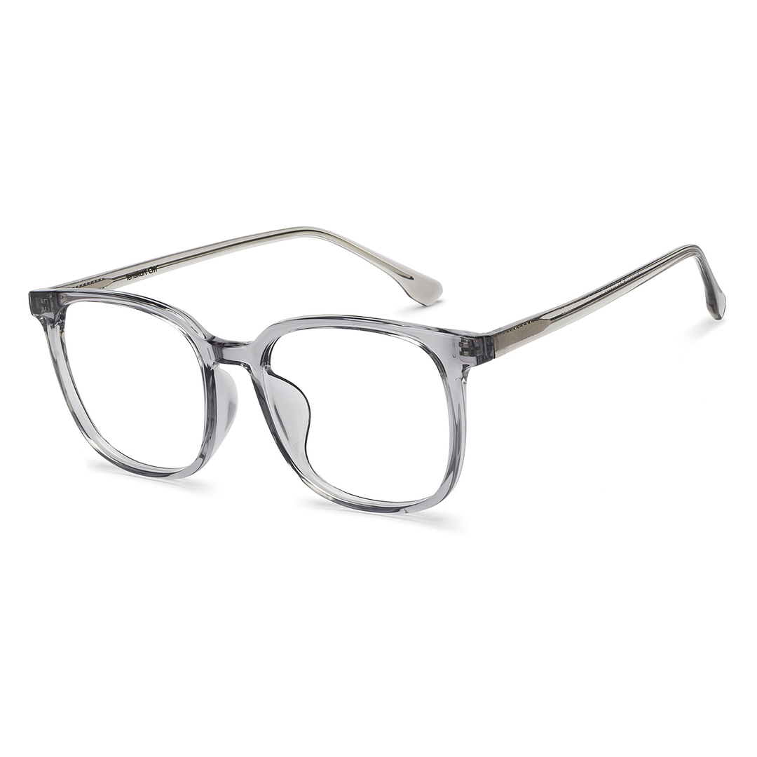 Lenskart Air Gray Transparent Full Rim Square right side