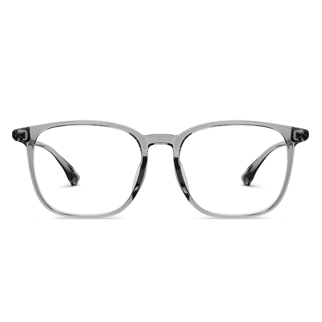 Lenskart Air Gray Transparent Full Rim Square right side