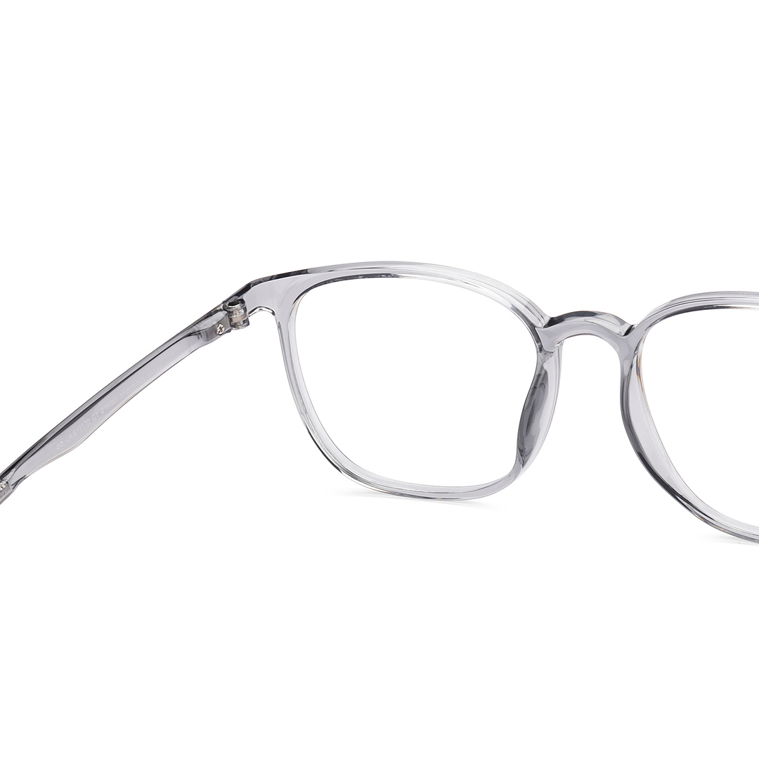 Lenskart Air Online Gray Transparent Full Rim Square right side