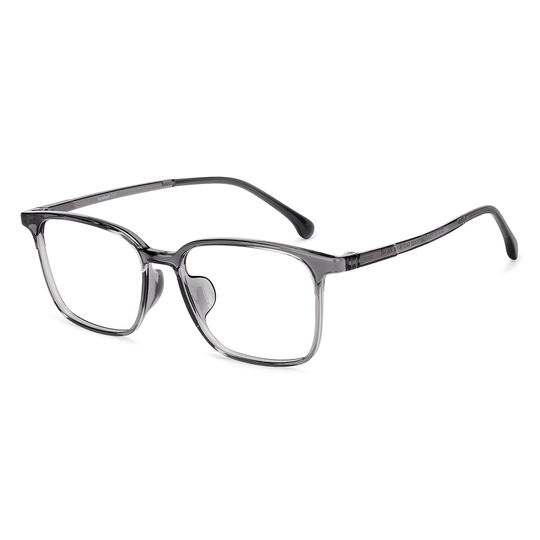 Lenskart Air Transparent Grey Full Rim Square right side