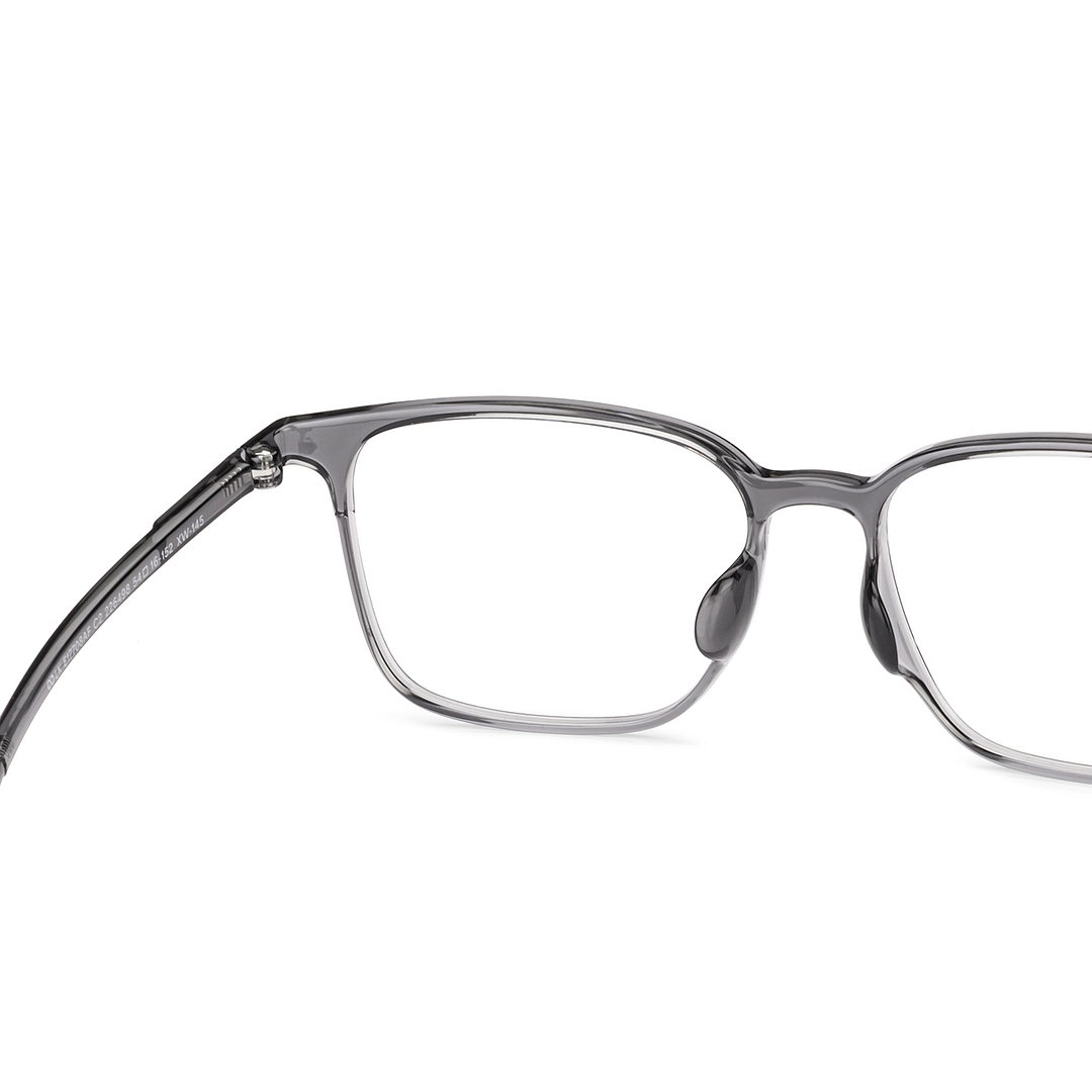 Lenskart Air Transparent Grey Full Rim Square right side