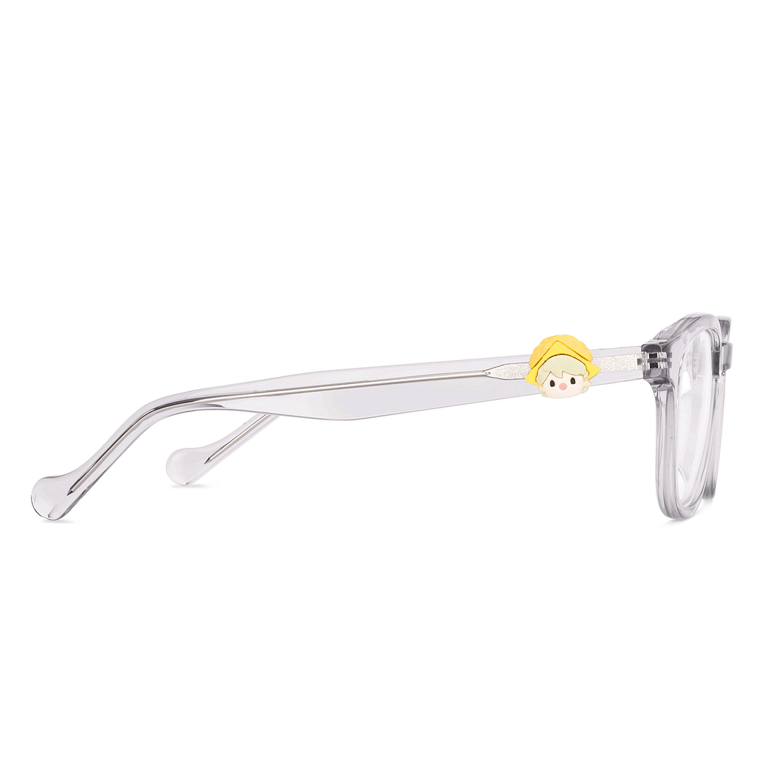 Lenskart Grey Transparent Full Rim Square left side