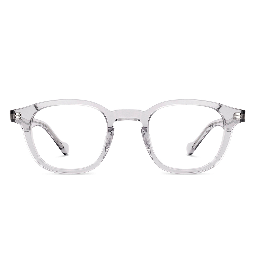Lenskart Grey Transparent Full Rim Square left side