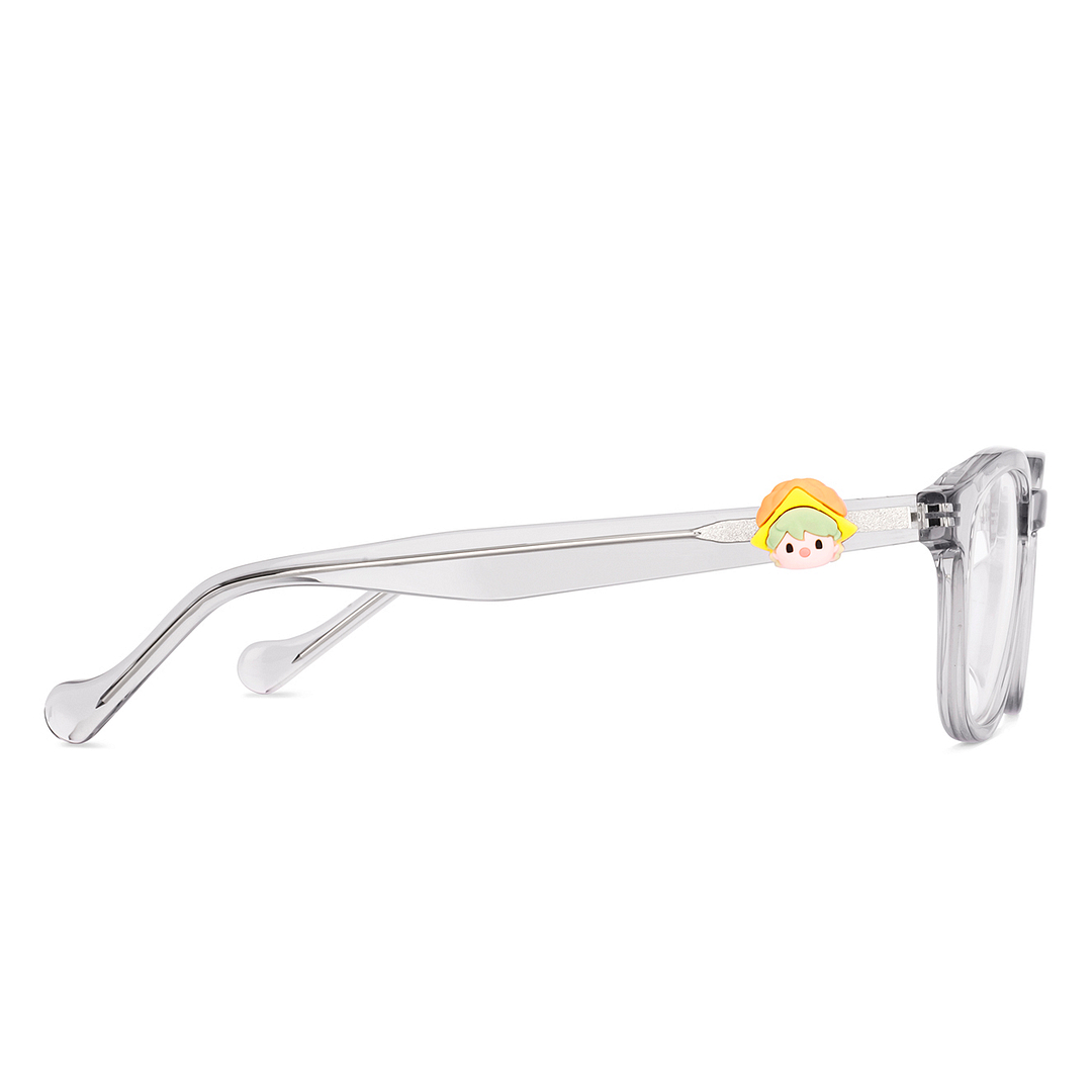 Lenskart Grey Transparent Full Rim Square right side