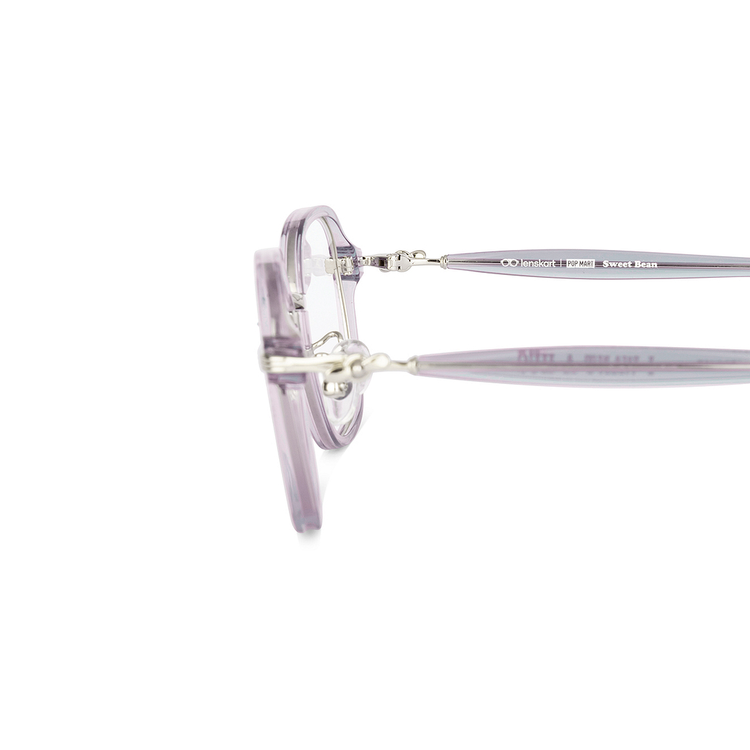 Lenskart Gray Transparent Full Rim Square right side