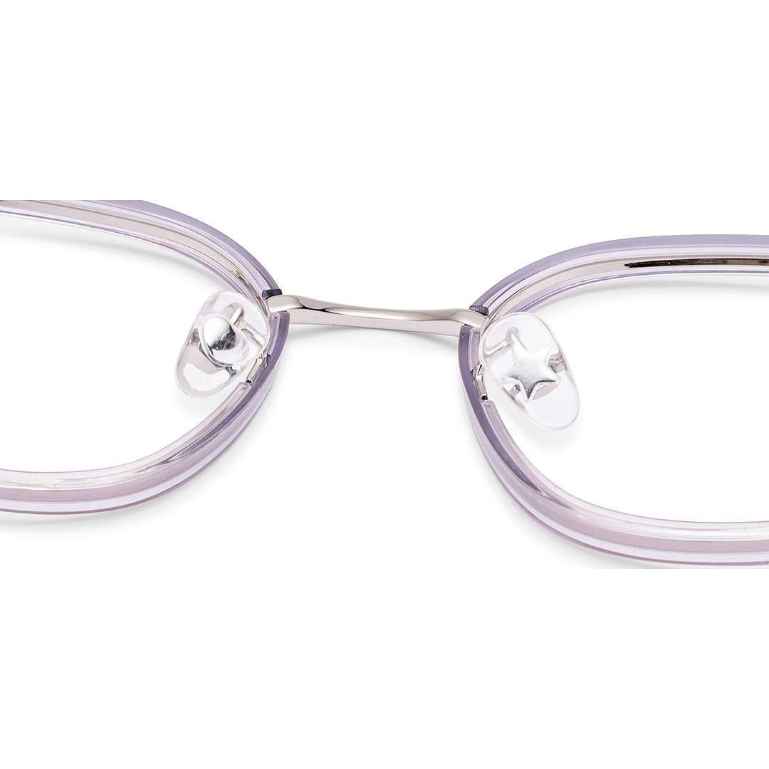 Lenskart Gray Transparent Full Rim Square right side