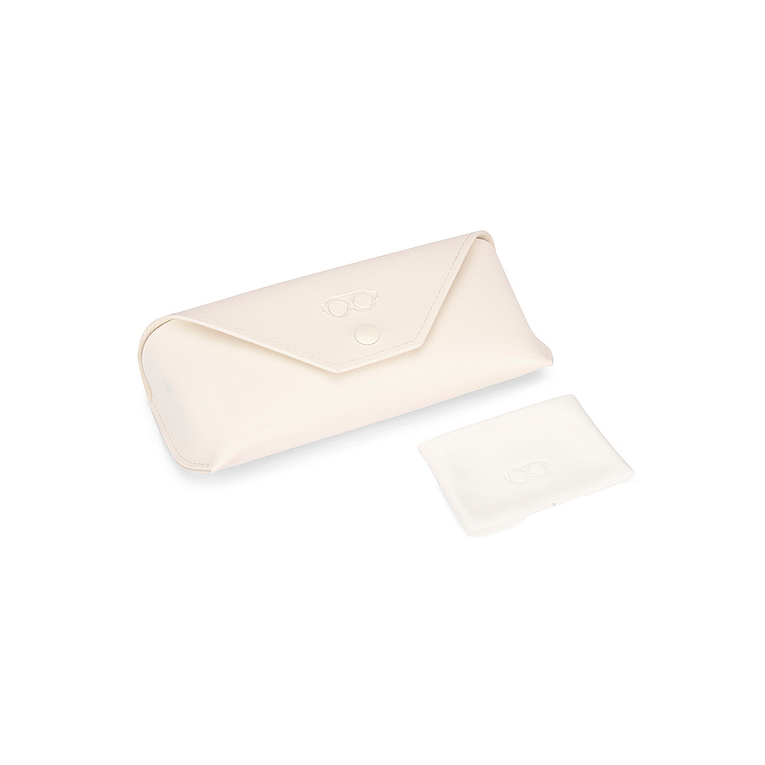 Lenskart Gray Transparent Full Rim Rectangle left side