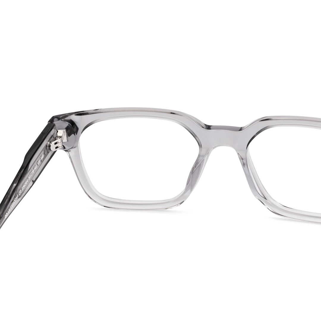 Lenskart STUDIO Gray Transparent Full Rim Square right side