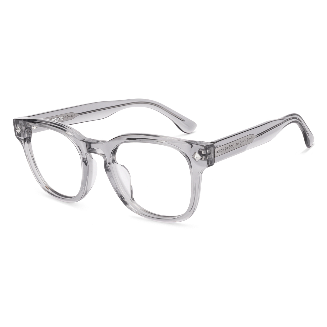 Lenskart STUDIO Gray Transparent Full Rim Square right side