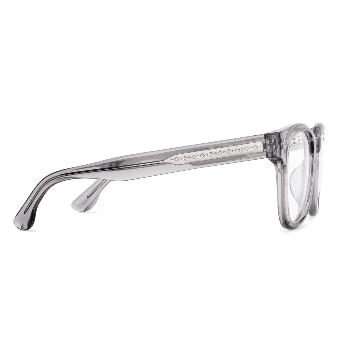 Lenskart STUDIO Gray Transparent Full Rim Square left side