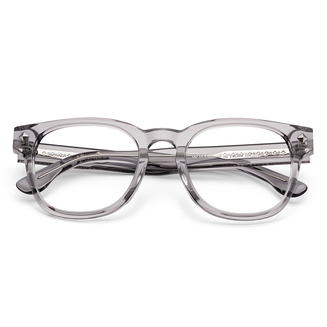 Lenskart STUDIO Gray Transparent Full Rim Square left side