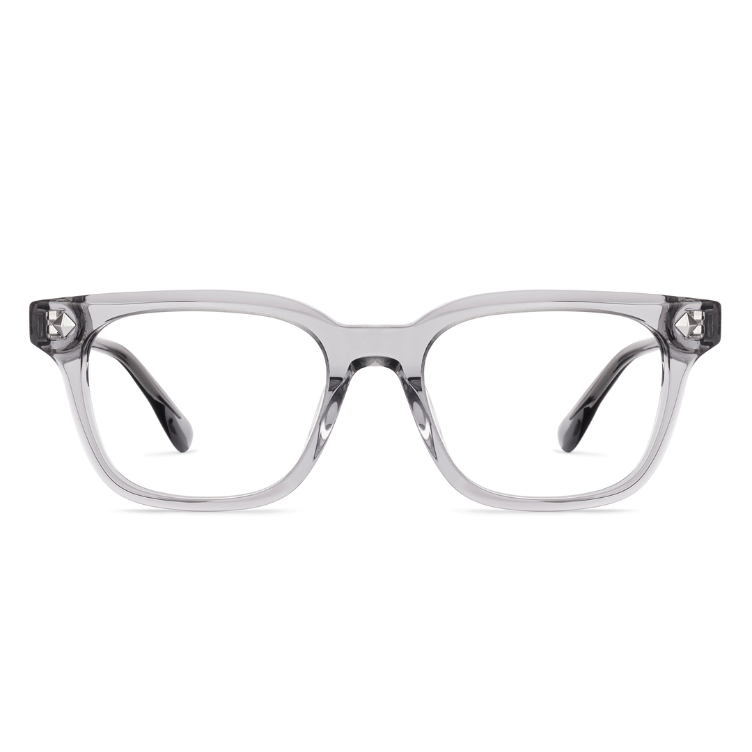 Lenskart STUDIO Gray Transparent Full Rim Square left side