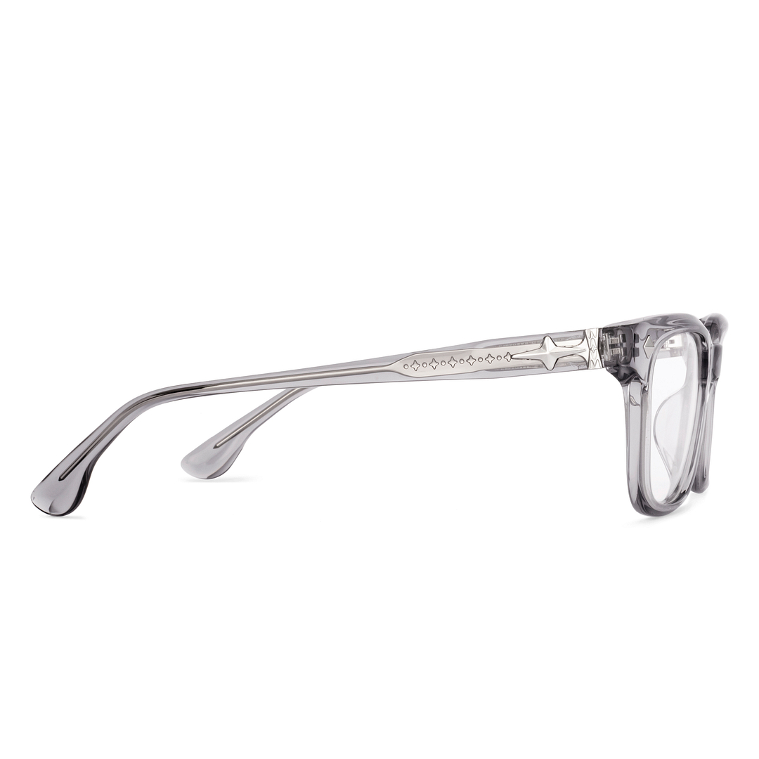 Lenskart STUDIO Gray Transparent Full Rim Square left side
