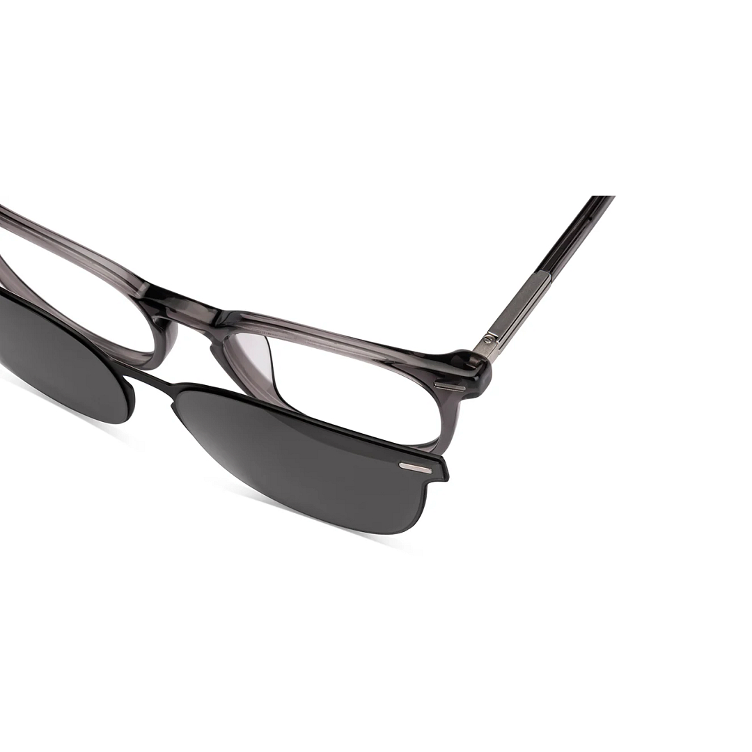 Lenskart STUDIO Gray Transparent Full Rim Square right side