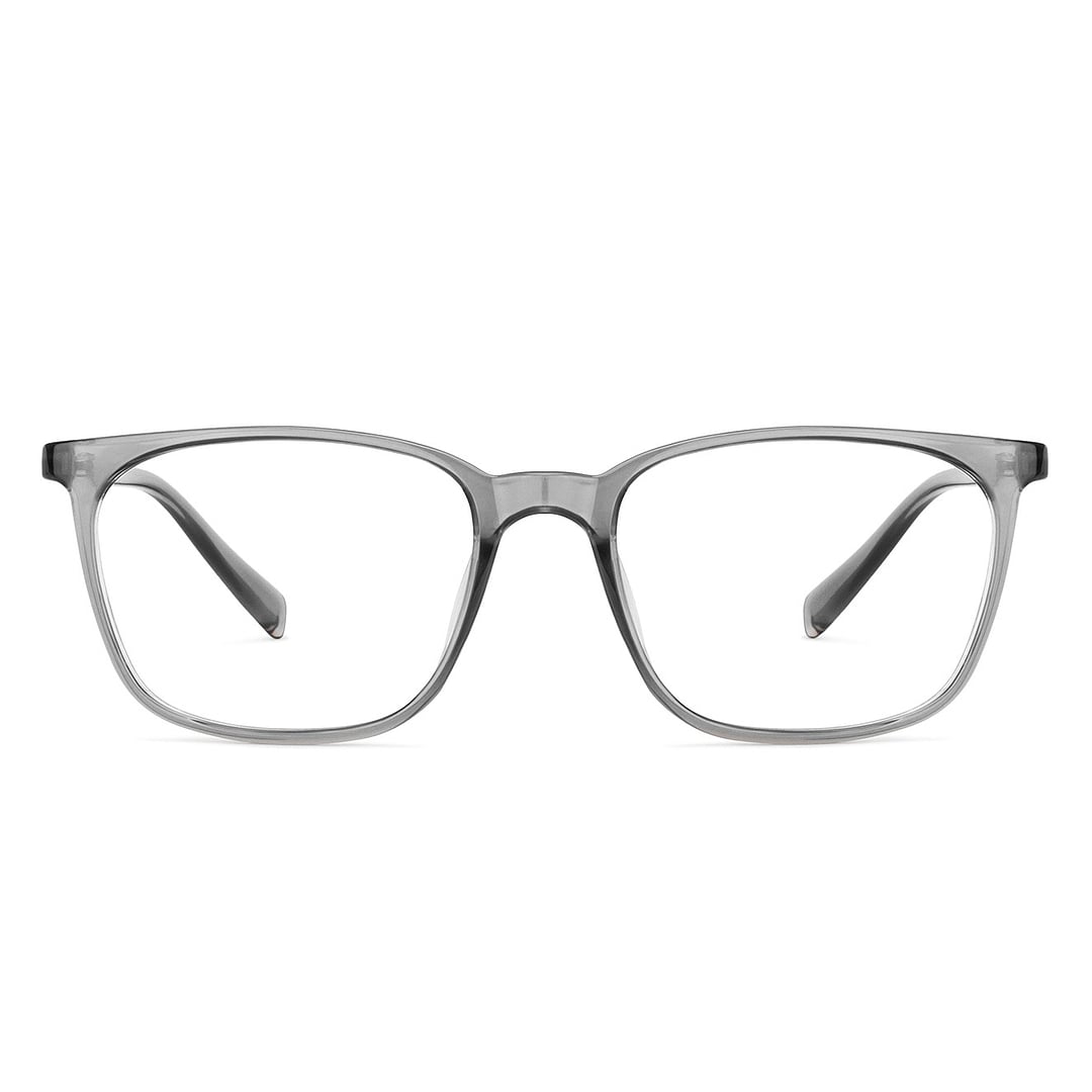 Lenskart Air Online Gray Transparent Full Rim Square left side