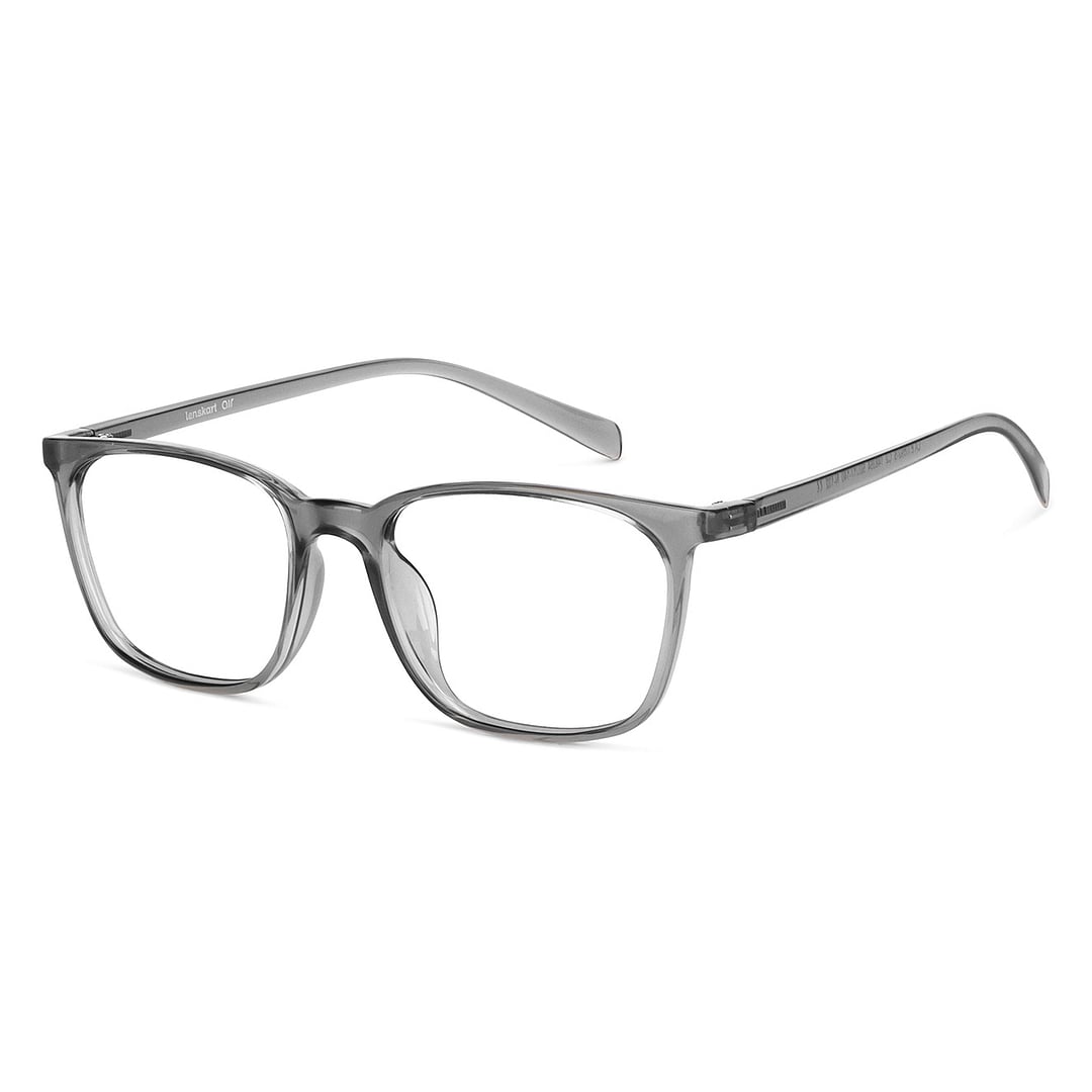 Lenskart Air Online Gray Transparent Full Rim Square right side