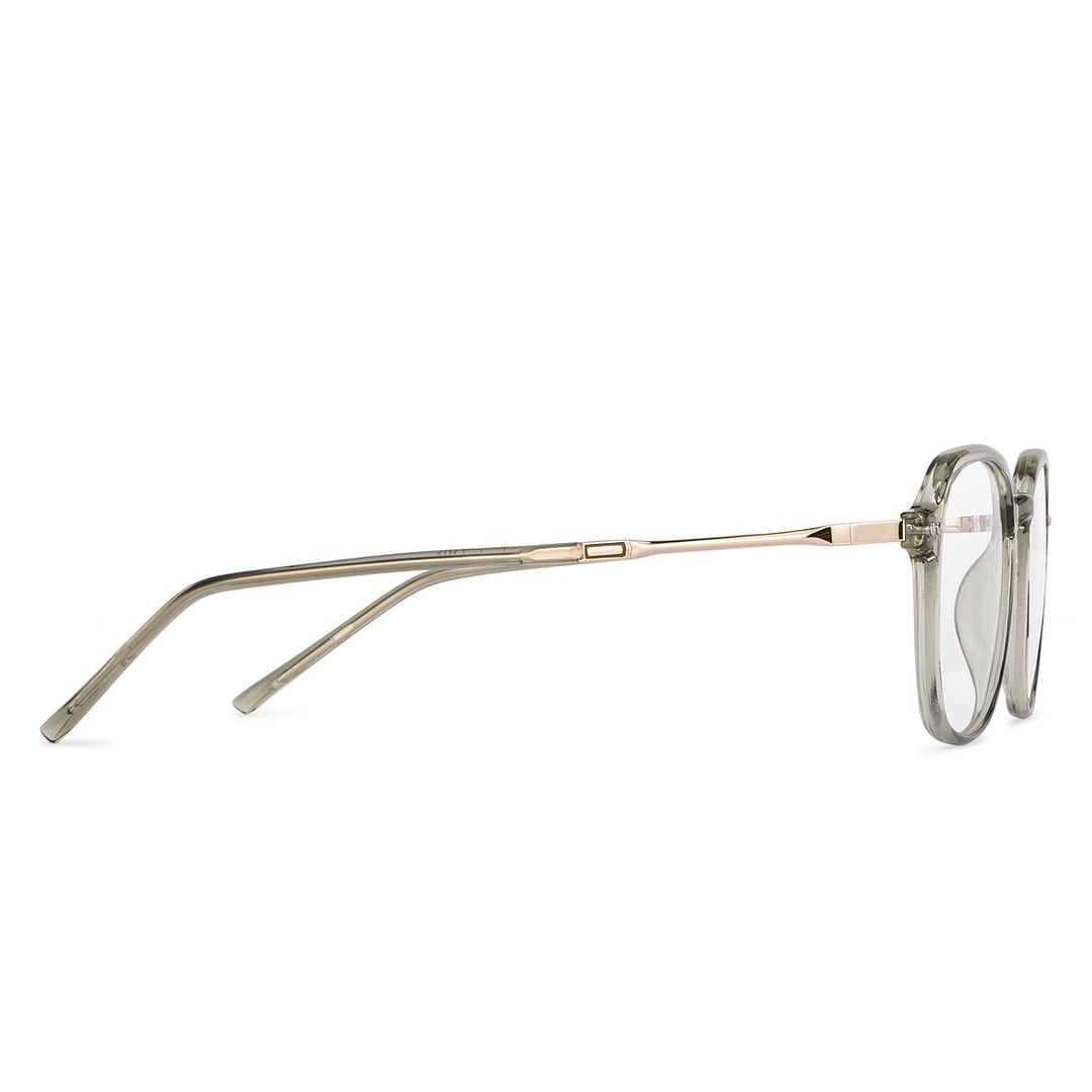 Lenskart Air Gray Transparent Full Rim Square left side