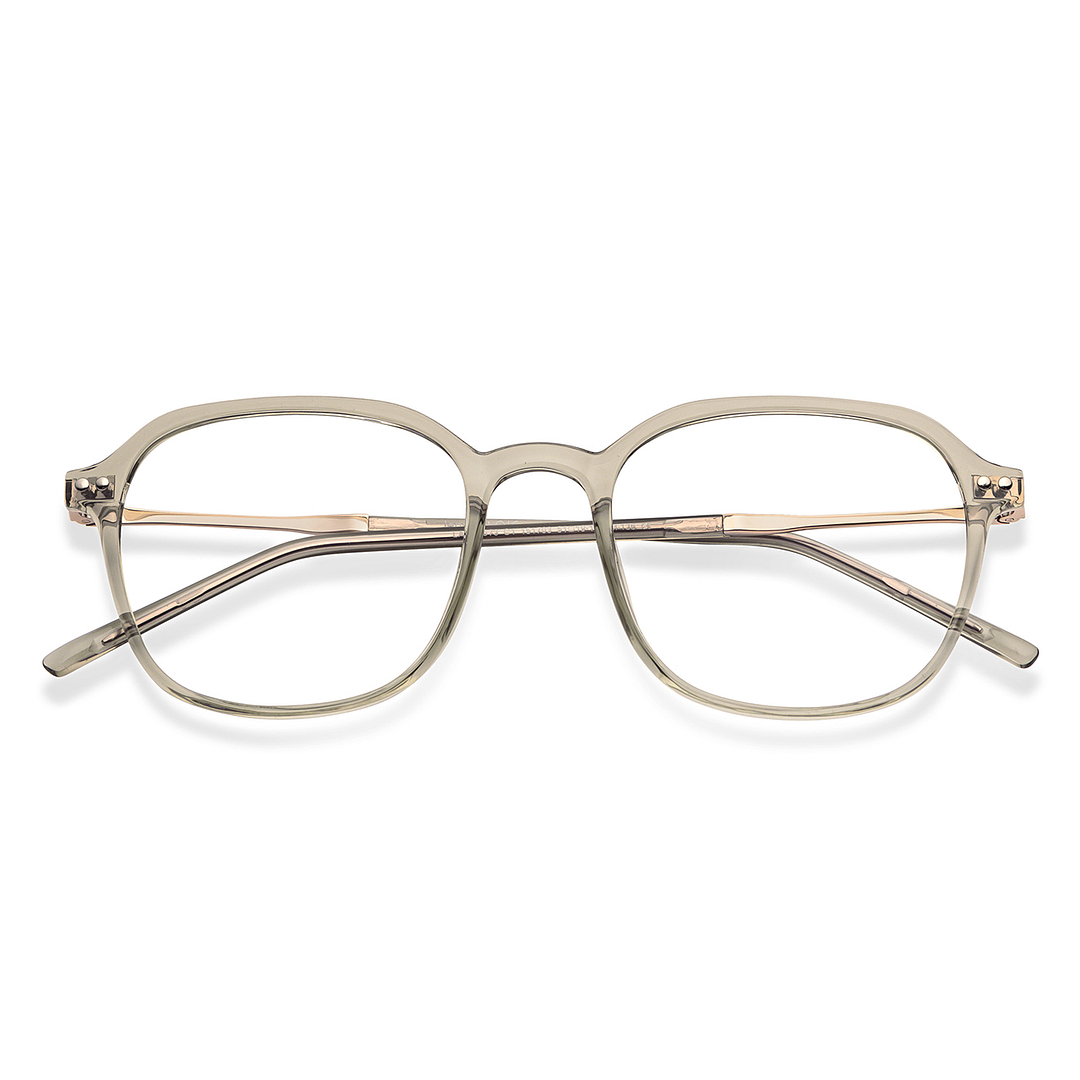 Lenskart Air Gray Transparent Full Rim Square left side