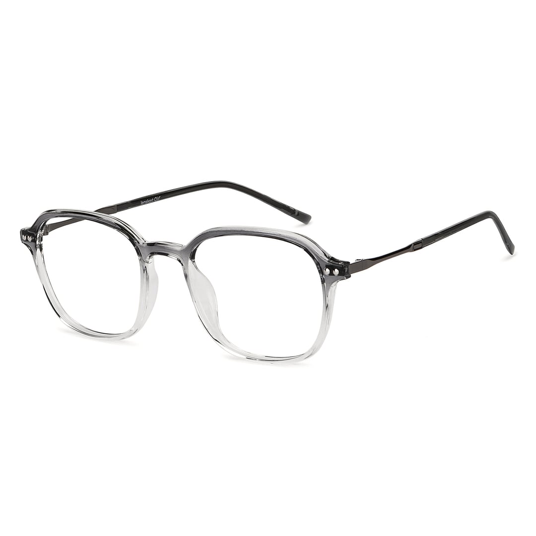 Lenskart Air Gray Transparent Full Rim Square right side