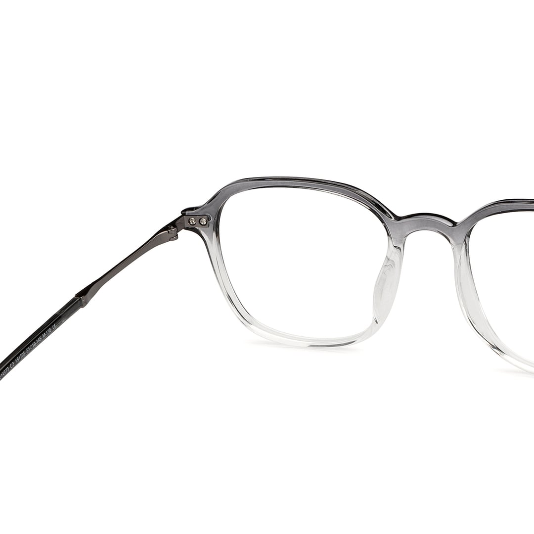 Lenskart Air Gray Transparent Full Rim Square right side