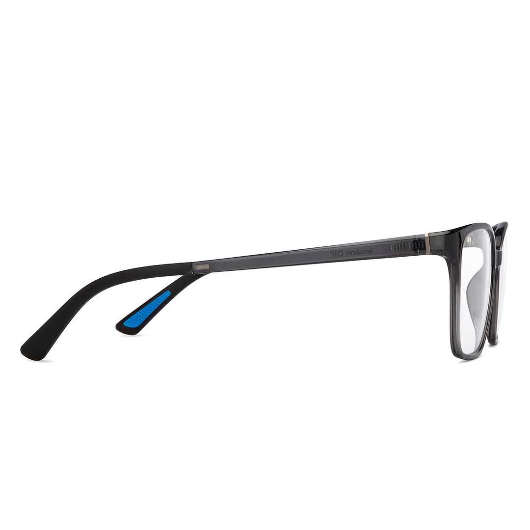 Lenskart Air Online Gray Transparent Full Rim Square right side