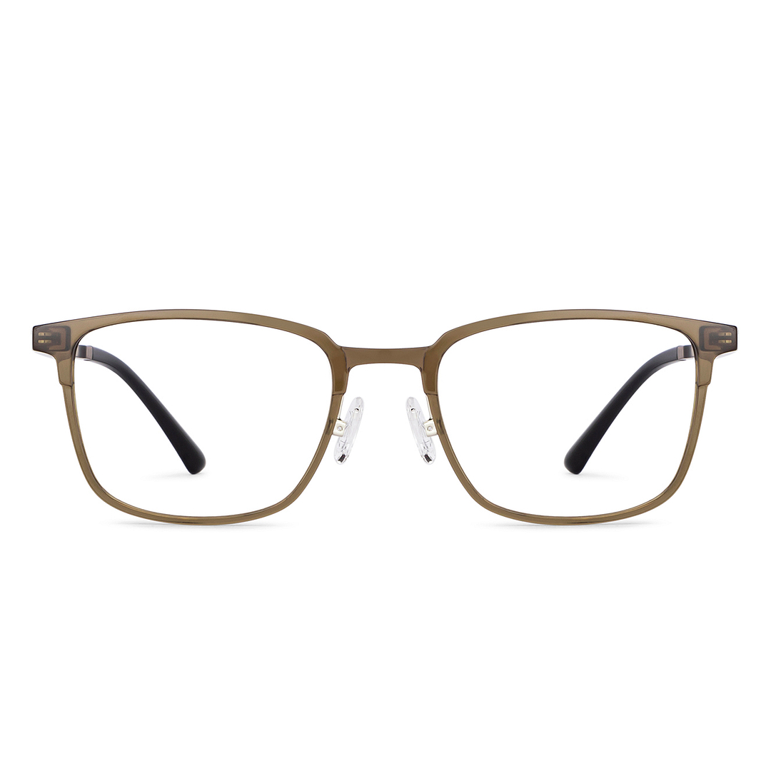 Lenskart Air Gray Transparent Full Rim Square right side