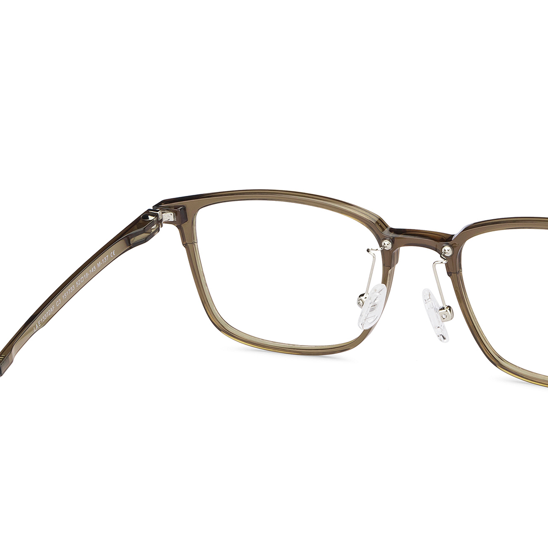 Lenskart Air Gray Transparent Full Rim Square right side