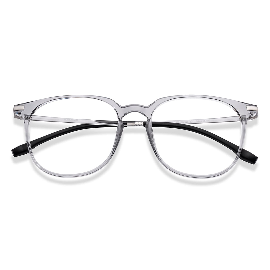 Lenskart Air Online Gray Transparent Full Rim Square left side