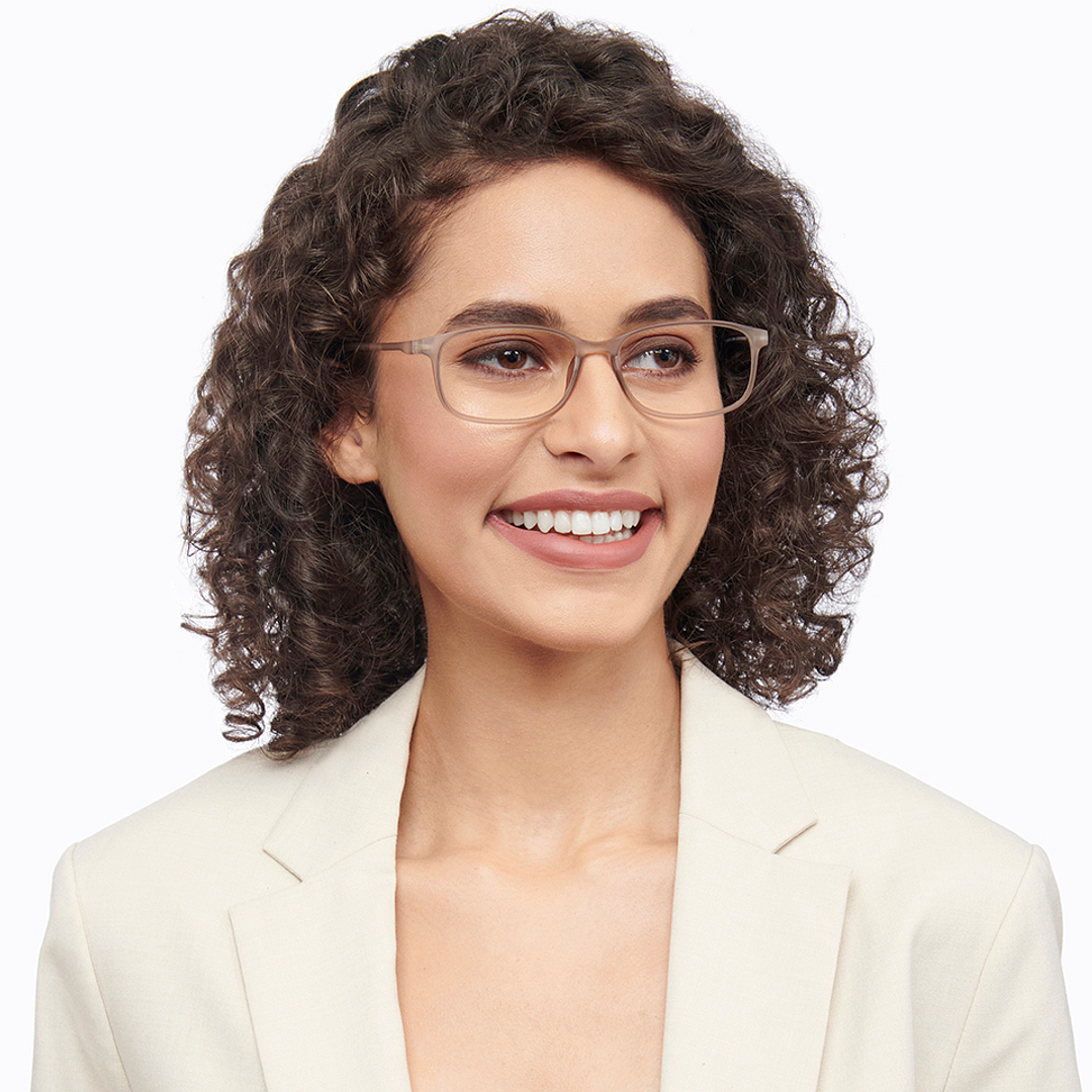 Lenskart READERS Gray Light Gray Full Rim Rectangle Lenskart READERS LR E13698 Only for 1 75 Prefitted Powers left side