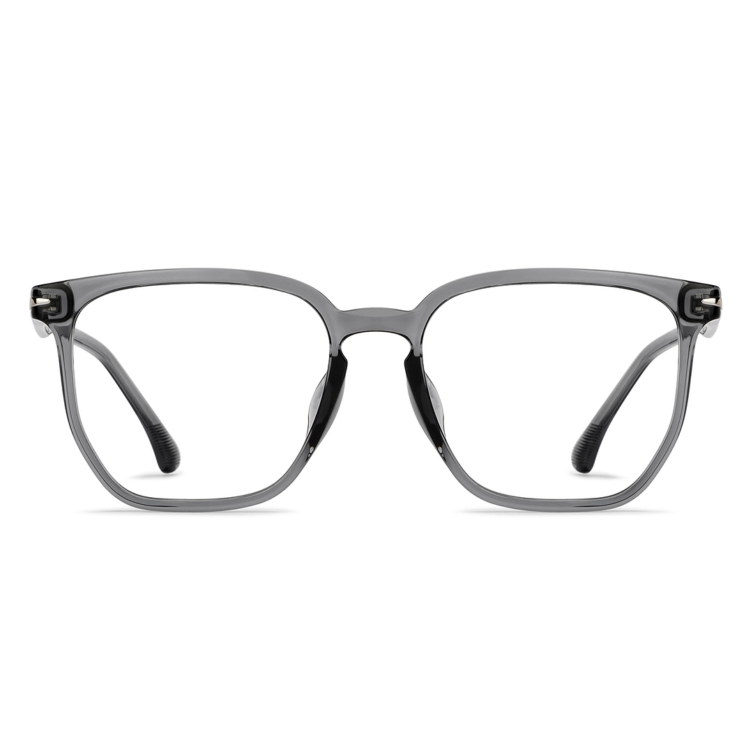 Lenskart Air Gray Transparent Full Rim Square right side