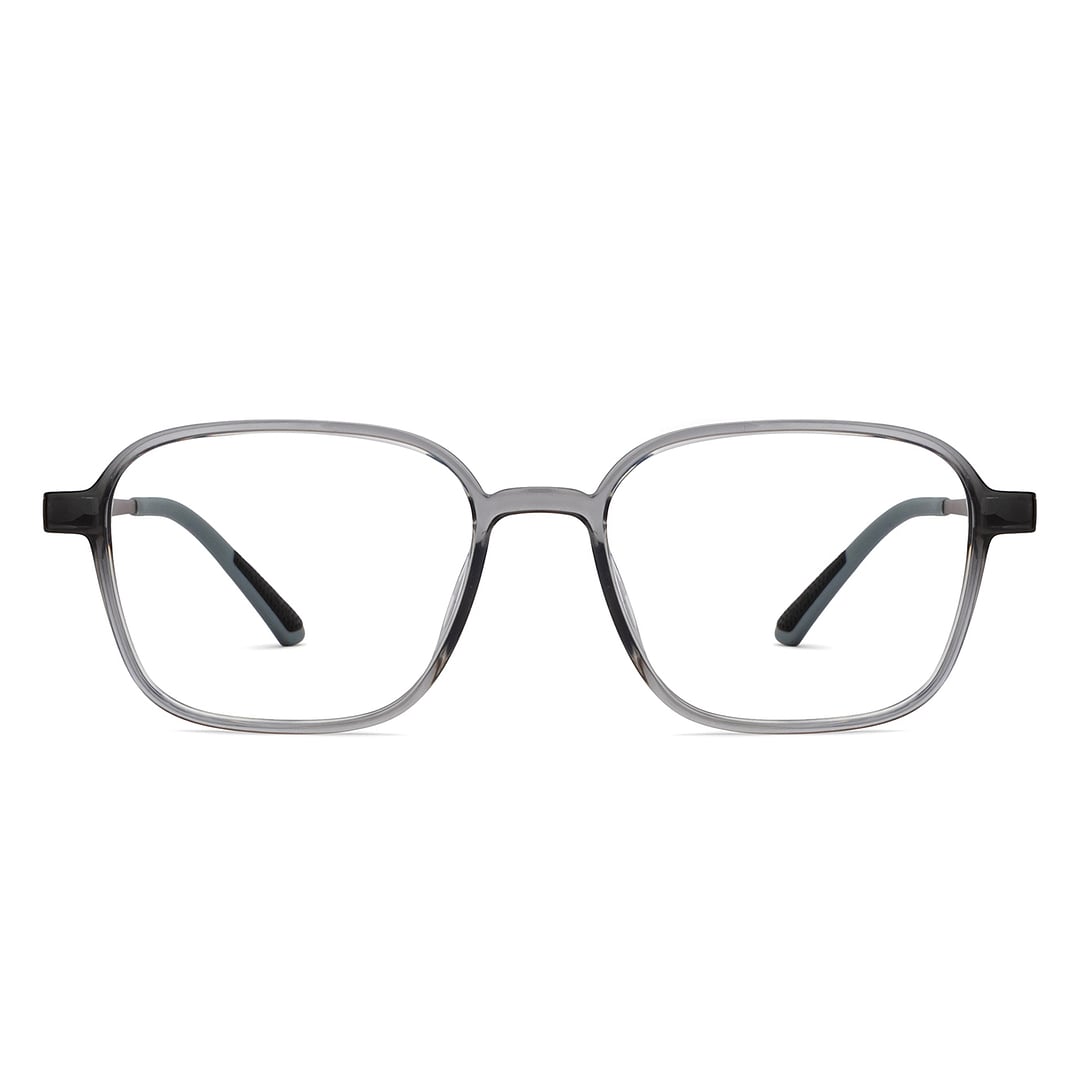 Lenskart Air Gray Transparent Full Rim Square right side