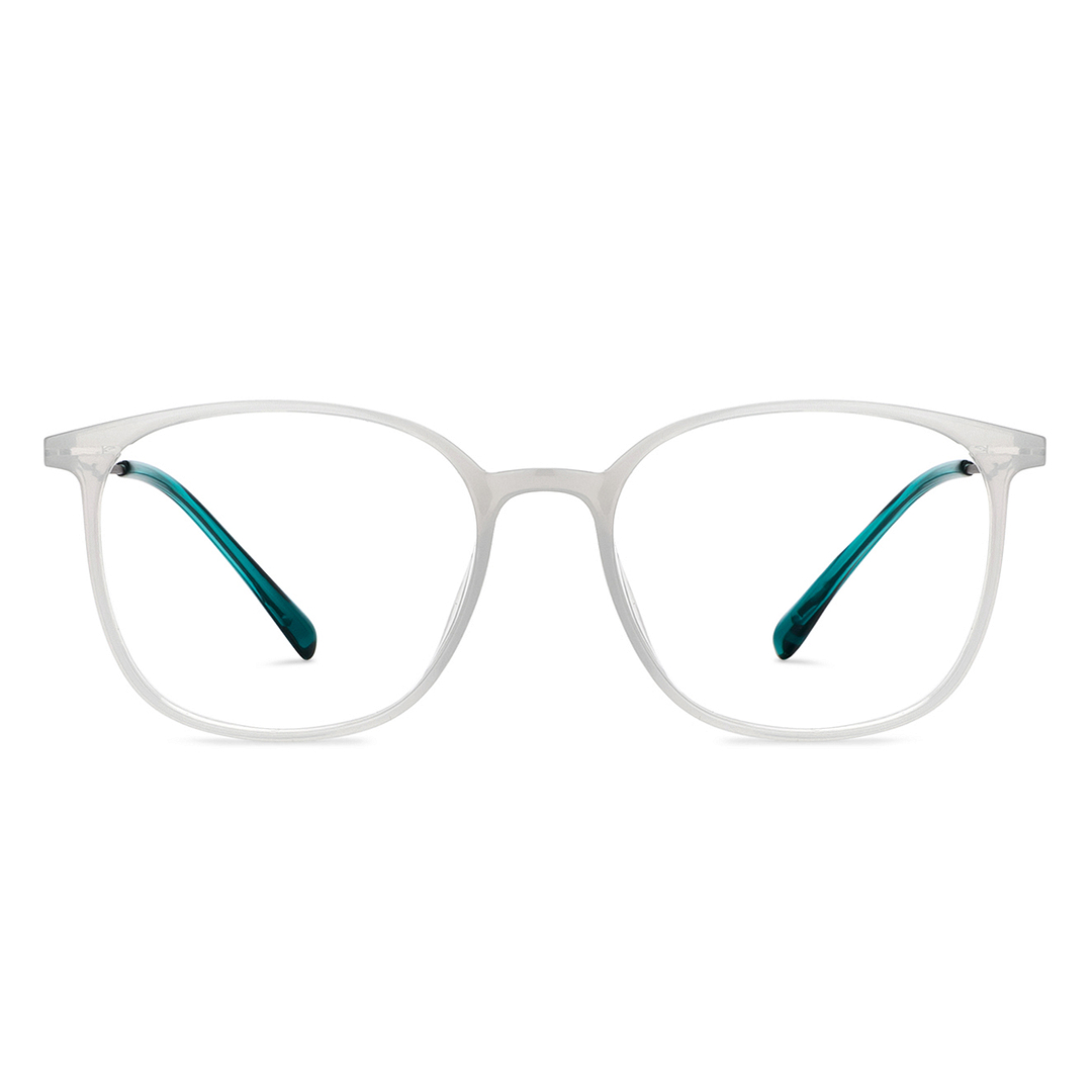 Lenskart Air Online Gray Transparent Full Rim Round left side