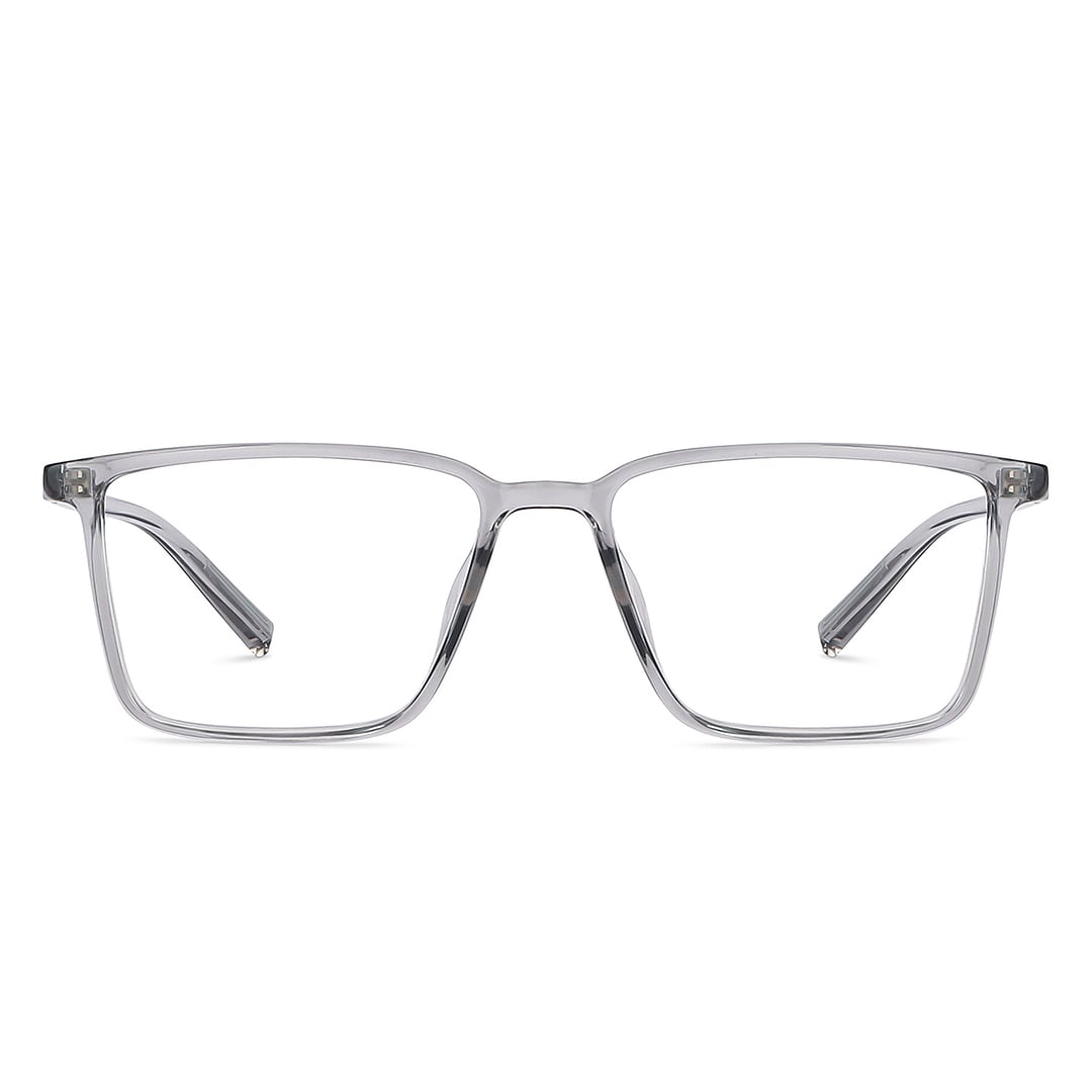 Lenskart Air Gray Transparent Full Rim Square right side