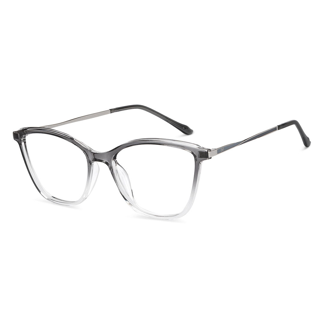 Lenskart Air Gray Transparent Full Rim Cat Eye right side