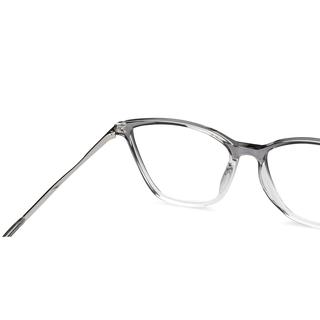 Lenskart Air Gray Transparent Full Rim Cat Eye right side